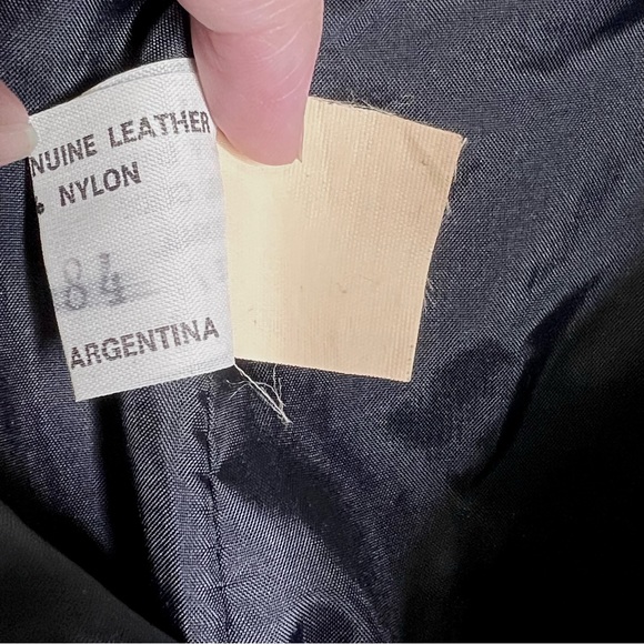 ⭐️ MARCO MORANI 80s LEATHER Fully Lined Pencil Skirt Women’s 28 Inch Waist - Picture 11 of 15